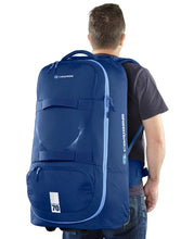Load image into Gallery viewer, Caribee Adventure 70L Hybrid Wheeled Travel Backpack Deep Blue - 69122