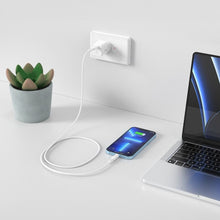 Load image into Gallery viewer, Comsol 20W USB-C Wall Charger & 1.2m USBC to Lightening Cable Combo Kit - ACK01F1
