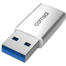 Load image into Gallery viewer, Comsol USB-A Male to USB-C Female Adapter - AMCF01