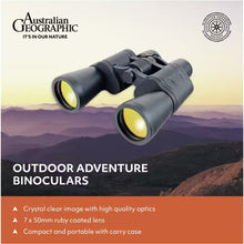 Load image into Gallery viewer, Australian Geographic Outdoor Adventure Binoculars - with Carry Case - ULTGW0478