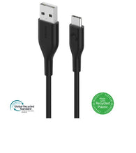 Load image into Gallery viewer, Comsol 2m USB-A to USB-C Charge & Sync Cable Black - CMGR20BK