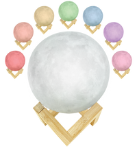 Load image into Gallery viewer, Australian Geographic 3D Lamp - Moon - ULTGW0425M