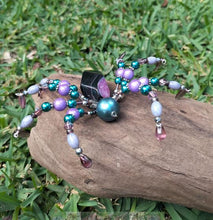 Load image into Gallery viewer, Hand Crafted Beaded Spider with Polished Stone, Glass & Acrylic Beads