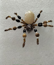 Load image into Gallery viewer, Hand Crafted Beaded Spider with Stone & Wooden Beads
