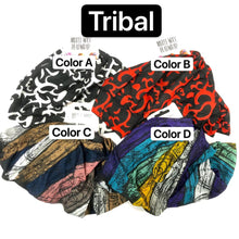 Load image into Gallery viewer, Head Wrap Multi Way Tribal Pattern - Polyester Microfibre - Available in 4 Designs