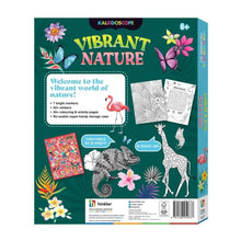 Load image into Gallery viewer, Kaleidoscope Vibrant Nature Colouring Kit - Beautiful Flora & Fauna