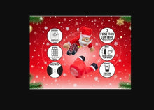 Load image into Gallery viewer, Crashing Santa/Reindeer Christmas Window Decorations