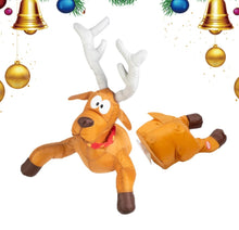 Load image into Gallery viewer, Crashing Santa/Reindeer Christmas Window Decorations