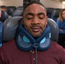 Load image into Gallery viewer, Cabeau Evolution X Travel Pillow - Dark Blue & Light Blue