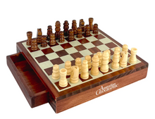 Load image into Gallery viewer, Australian Geographic Wooden Travel Chess Set- ULTGW0612