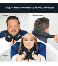 Load image into Gallery viewer, Cabeau Evolution X Travel Pillow - Dark Blue & Light Blue