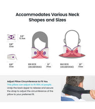 Load image into Gallery viewer, Cabeau Evolution X Travel Pillow - Dark Blue & Light Blue