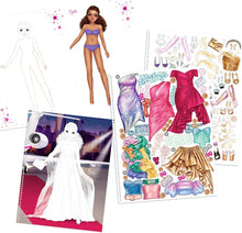 Load image into Gallery viewer, Topmodel Glamour Special Colouring & Sticker Book- Design, Draw & Create