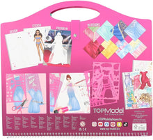 Load image into Gallery viewer, Topmodel Glamour Special Colouring & Sticker Book- Design, Draw & Create