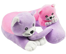 Load image into Gallery viewer, Cabeau Evolution Kids Travel Pillow - Kittens -EVKP6304