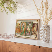 Load image into Gallery viewer, Hinkler Mindbogglers Premium Gold 1000pc Jigsaw Puzzle The Seasons by Mucha
