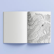 Load image into Gallery viewer, Kaleidoscope Colouring Deep Ocean Colouring Book - 36 beautiful illustrations!
