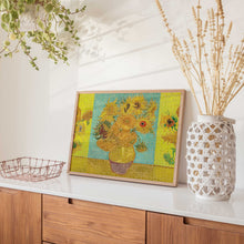 Load image into Gallery viewer, Hinkler Mindbogglers Premium Gold 1000pc Jigsaw Puzzle Van Gogh Sunflowers