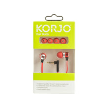 Load image into Gallery viewer, Korjo Ear Buds - Available in 4 Colours - Ideal for Travel or Home Use - EB88