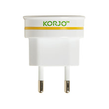 Load image into Gallery viewer, Korjo Outbound Travel Adaptor Plug for Europe(Italy/Swiss) - KAEUIS