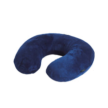Load image into Gallery viewer, Korjo Memory Foam Pillow - Blue - MEMBLU. Ideal for Travel on Planes, Trains, Buses