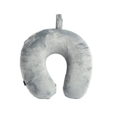 Load image into Gallery viewer, Korjo Memory Foam Pillow - Charcoal - MEMCHA. Ideal for Travel on Planes, Trains, Buses.