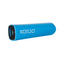 Load image into Gallery viewer, Korjo Portable Powerbank 2600mAh - Available in 3 Colours - Ideal for Travel, Office or Home - PB26