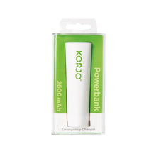 Load image into Gallery viewer, Korjo Portable Powerbank 2600mAh - Available in 3 Colours - Ideal for Travel, Office or Home - PB26