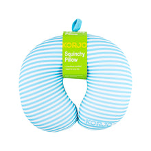 Load image into Gallery viewer, Korjo Squinchy Travel Pillow Striped - Blue- SQ006BLU. Ideal for Any Trip.
