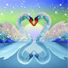Load image into Gallery viewer, Diamond Art Kit - Swans 40 x 50cm - Creative Arts & Crafts