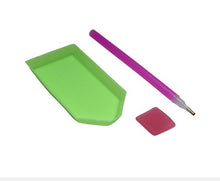 Load image into Gallery viewer, Diamond Art Kit - Frog 30 x 30cm - Partial Drill Creative Arts & Crafts