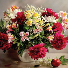 Load image into Gallery viewer, Diamond Art Kit - Colourful Flowers 30 x 30cm - Creative Arts & Crafts