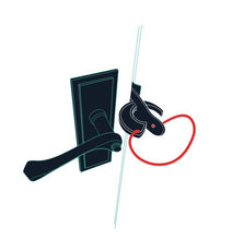 Load image into Gallery viewer, Howsarlock Portable Travel Door Lock - Locks Occupied Rooms Against Intrusion