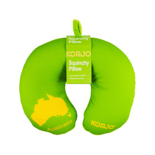 Load image into Gallery viewer, Korjo Squinchy Travel Pillow Aussie Map - SQAUSM. Ideal for Any Trip.