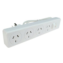 Load image into Gallery viewer, Jackson Home & Office 4 Outlet Surge Protected Powerboard With Master On/Off Switch - PT5944
