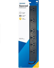 Load image into Gallery viewer, Jackson Spaced 6 Way Surge Protection Powerboard - PT6969SBE