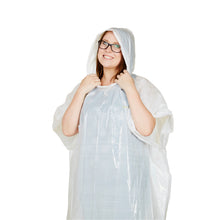 Load image into Gallery viewer, Korjo Travel Reusable Raincoat/Poncho - Adult White - RC12