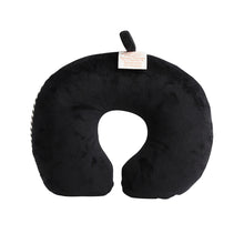 Load image into Gallery viewer, Korjo Squinchy Travel Pillow Striped - Black - SQ006BLK. Ideal for Any Trip.