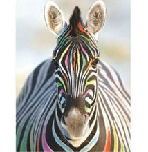Load image into Gallery viewer, Diamond Art Kit - Zebra 30 x 40cm - Partial Drill Creative Arts & Crafts