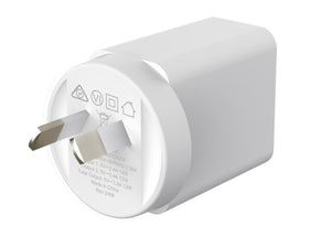 Comsol Dual Port USB-A Wall Charger 12W White - AC12A2W