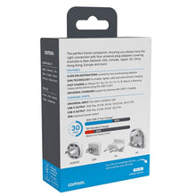 Load image into Gallery viewer, Comsol 2 Port USBA &amp; USBC 35W World Wide Travel Wall Charger - AC35TW
