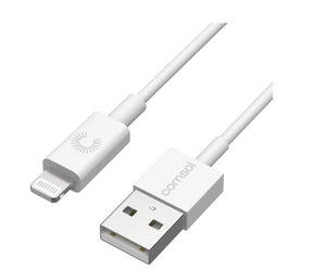 Comsol 1.2m Apple Lightning to USB Sync/Charge Cable - White - AL12WH