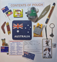 Load image into Gallery viewer, Aussie Pouch Gift Pack - All your Aussie Souvenirs in the One Pouch!
