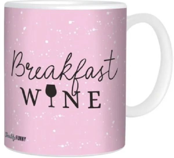Novelty Coffee Mug - Breakfast Wine