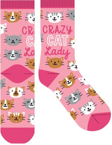 SOCKS CRAZY CAT LADY