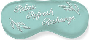 Sleeping Eye Mask Frankly Funny Embroided Relax Refresh Recharge