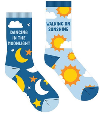 Novelty Fun Socks - Latest Craze in Socks! Odd Sunshine Moonlight