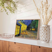 Load image into Gallery viewer, Hinkler Mindbogglers Premium Gold 1000pc Jigsaw Puzzle Van Gogh Cafe Terrace
