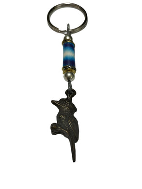 Keyring Kookaburra Pendant & Fimo Beads