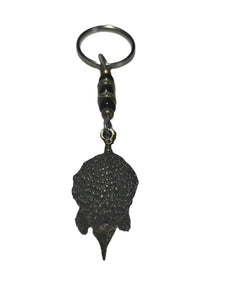 Keyring Echidna Pendant with Pony Ceramic Beads